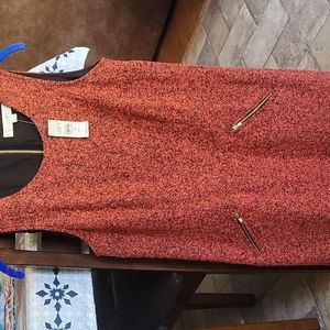 Wool type sheath dress